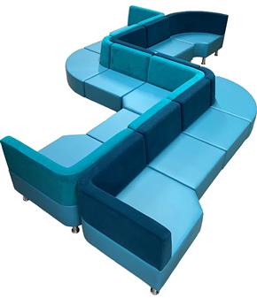 Zeta Modular Curved Seating