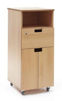 Hospital Bedside Cabinet - Shelf, Drawer, Cupboard