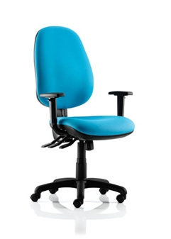 Kirby Task Operator Chair With Height-Adjustable Arms