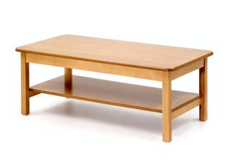 Low Coffee Table With Shelf