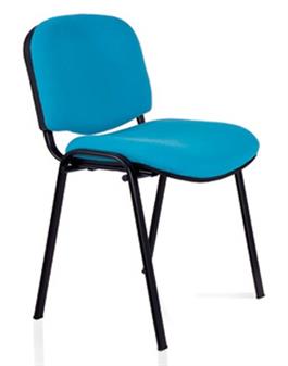 Ecton Stacking Side Chair Black Frame