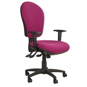 Ascot High Back Task Chair + Adjustable Arms
