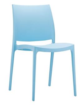 Mayo Stacking Chair - Light Blue