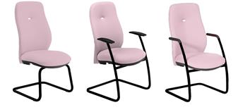 Reflexion Cantilever Chairs No Arms PU Arms & Tube Arms