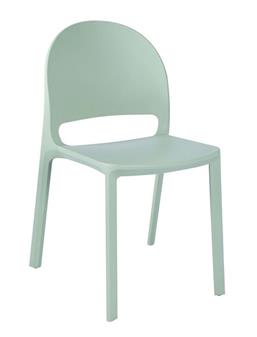 Hockney Poly Side Chair -  Light Green