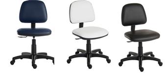 Ergo Medium Back Operator Chair PU Upholstery