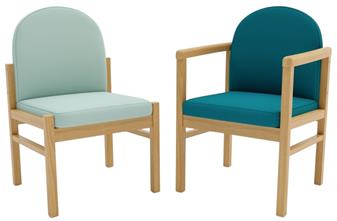 WR Woodframe Chairs - With & Without Arms