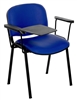 F1BAT Stackable Chair - Two Arms & Right-Hand Writing Tablet - Black Frame