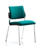 Viscount Stacking Chair - Chrome Frame
