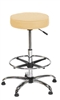 C/RSS/D Chrome Tall Swivel Stool On Glides