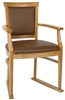 Nice Carver Chair With Skis - Light Oak Frame