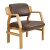Windsor Woodframe Bariatric Chair Upholstered In Vinyl