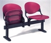 Prima Poly Tip Up Beam Seating Shown With Pink Seats - Availalbe on Request