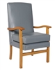 Jubilee HIgh Back Arm Chair in C&L Manhattan Pewter