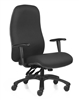 Excelsior Bariatric High Back Swivel Chair - Black Fabric