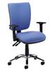 Tangent X Operator Plus Chair + Adjustable Arms & Shown With Optional Aluminium Base