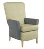 Cordoba High Back Chair Show With Dual Fabric