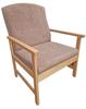 Louis Bariatric Chair C&L Gracelands Bark Fabric