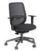 Ovair Black Mesh Back Black Base Shown With  Adjustable Arms