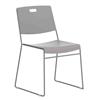 Arc Stacker Skid Base Chairs - Grey